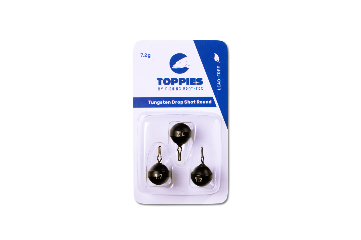 Tungsten Dropshot Rund matt black