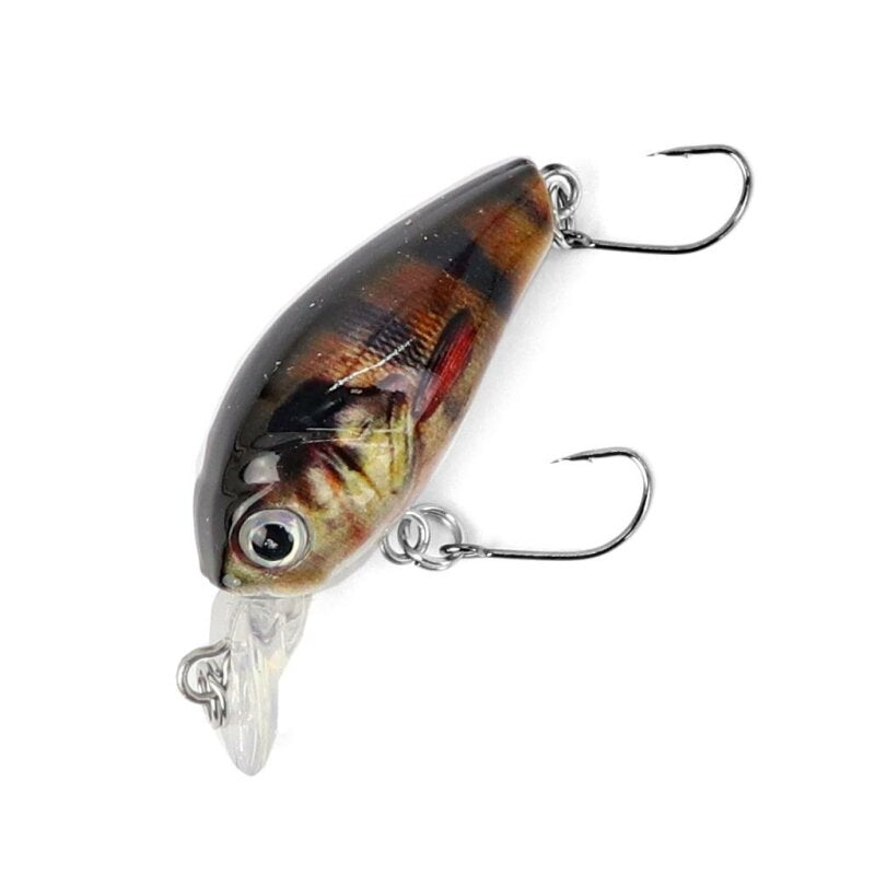 Major Fish Barsch Wobbler Lil Bill Crankbait 38 mm