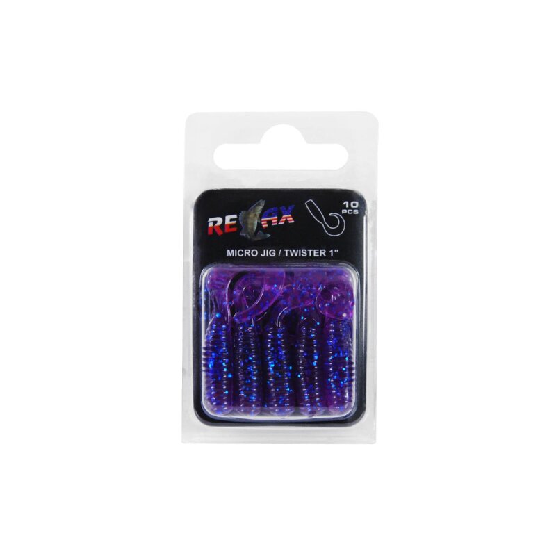 Relax Twister 1" 3,5 cm Barsch Forelle Döbel 10 Stück