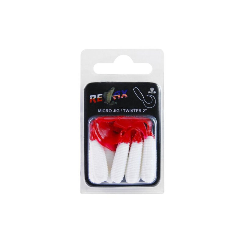 Relax Twister 2" 5 cm Barsch Forelle Döbel 8 Stück