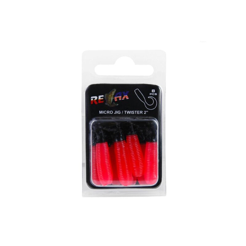 Relax Twister 2" 5 cm Barsch Forelle Döbel 8 Stück