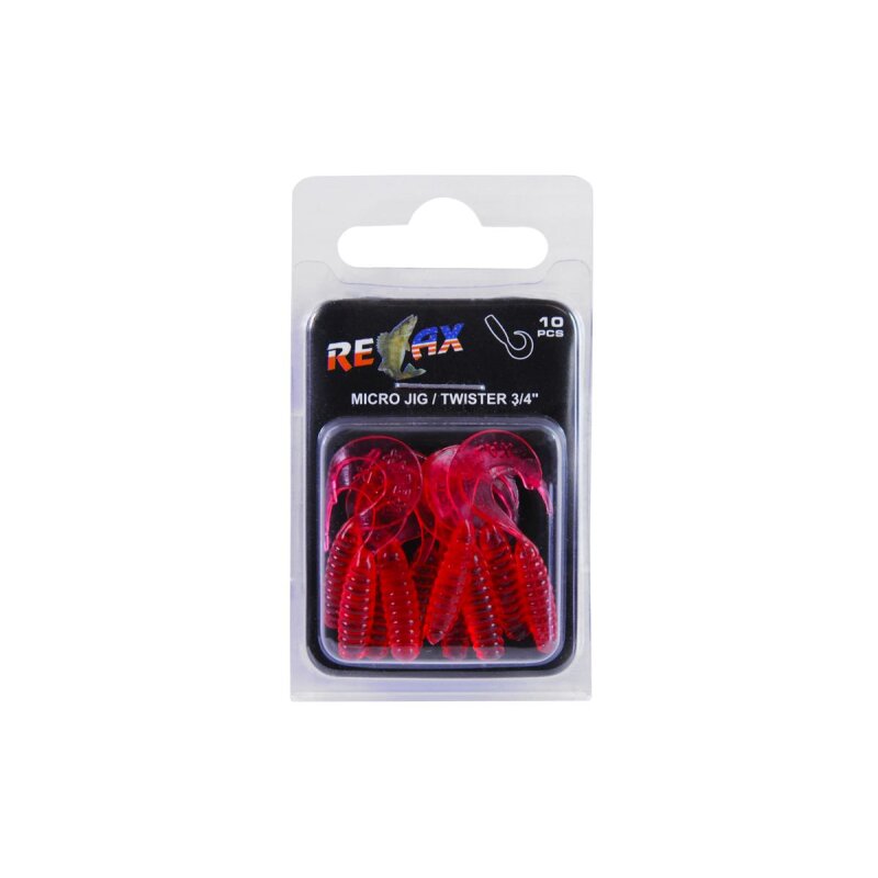Relax Twister 3/4" 2 cm Barsch Forelle 10 Stück