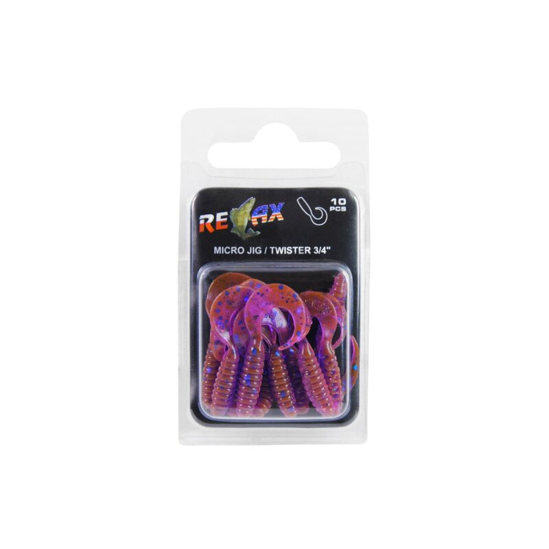 Relax Twister 3/4" 2 cm Barsch Forelle 10 Stück