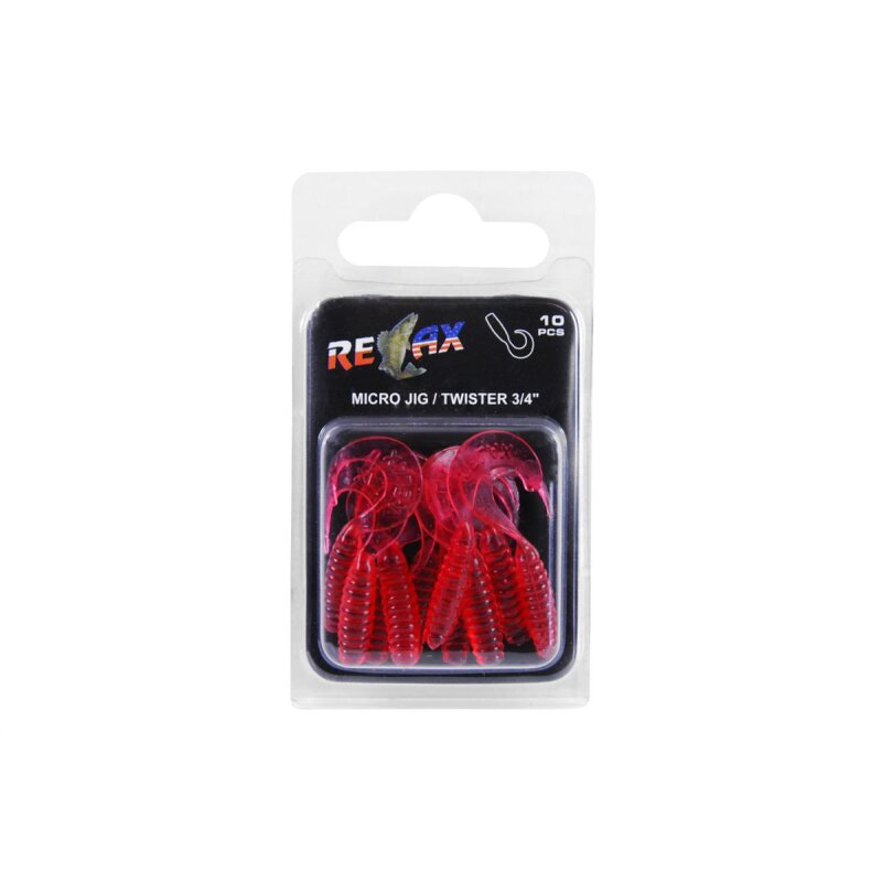 Relax Twister 3/4" 2 cm Barsch Forelle 10 Stück