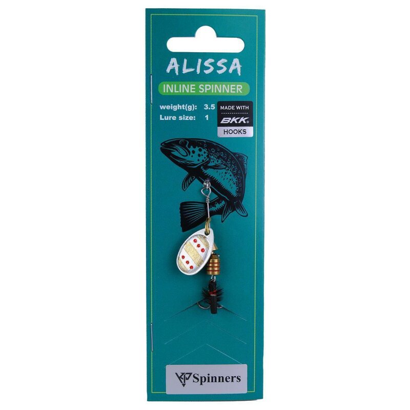 K.P Baits Spinner Alissa mit Fliege 20