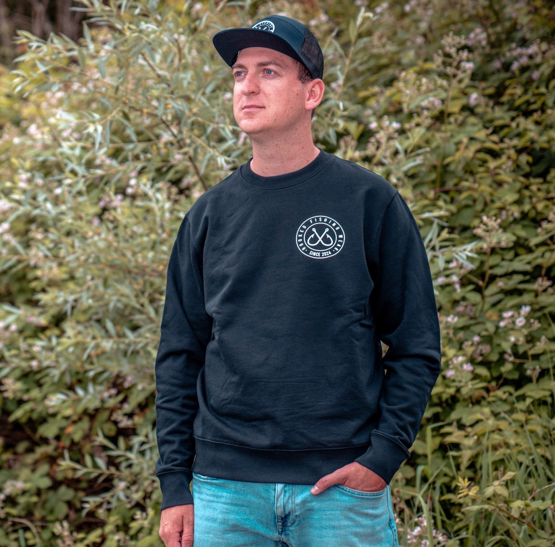 Hooked Fishing Wear Sweatshirt Front