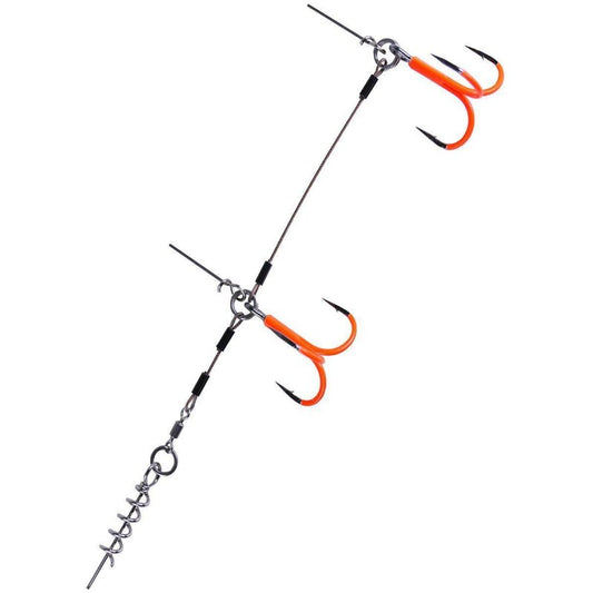 Major Fish Shallow Rig mit BKK Drillingen