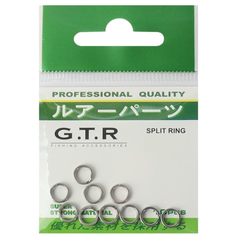 G.T.R Split Ring Sprengringe 10 Stk. pack