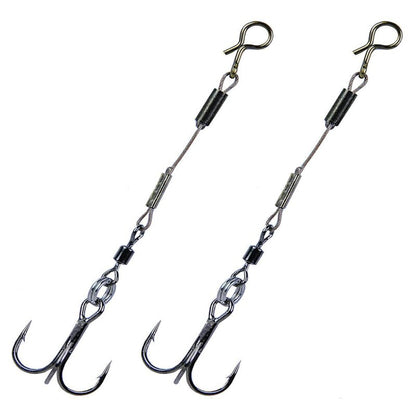 K.P Baits Stinger Drilling Angsthaken mit Wirbel 2 Stück
