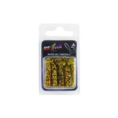 Relax Twister 2" 5 cm Barsch Forelle Döbel 8 Stück