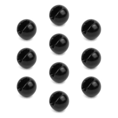 Slotted Tungsten Beads Perlen Geschlitzt 10 Stück