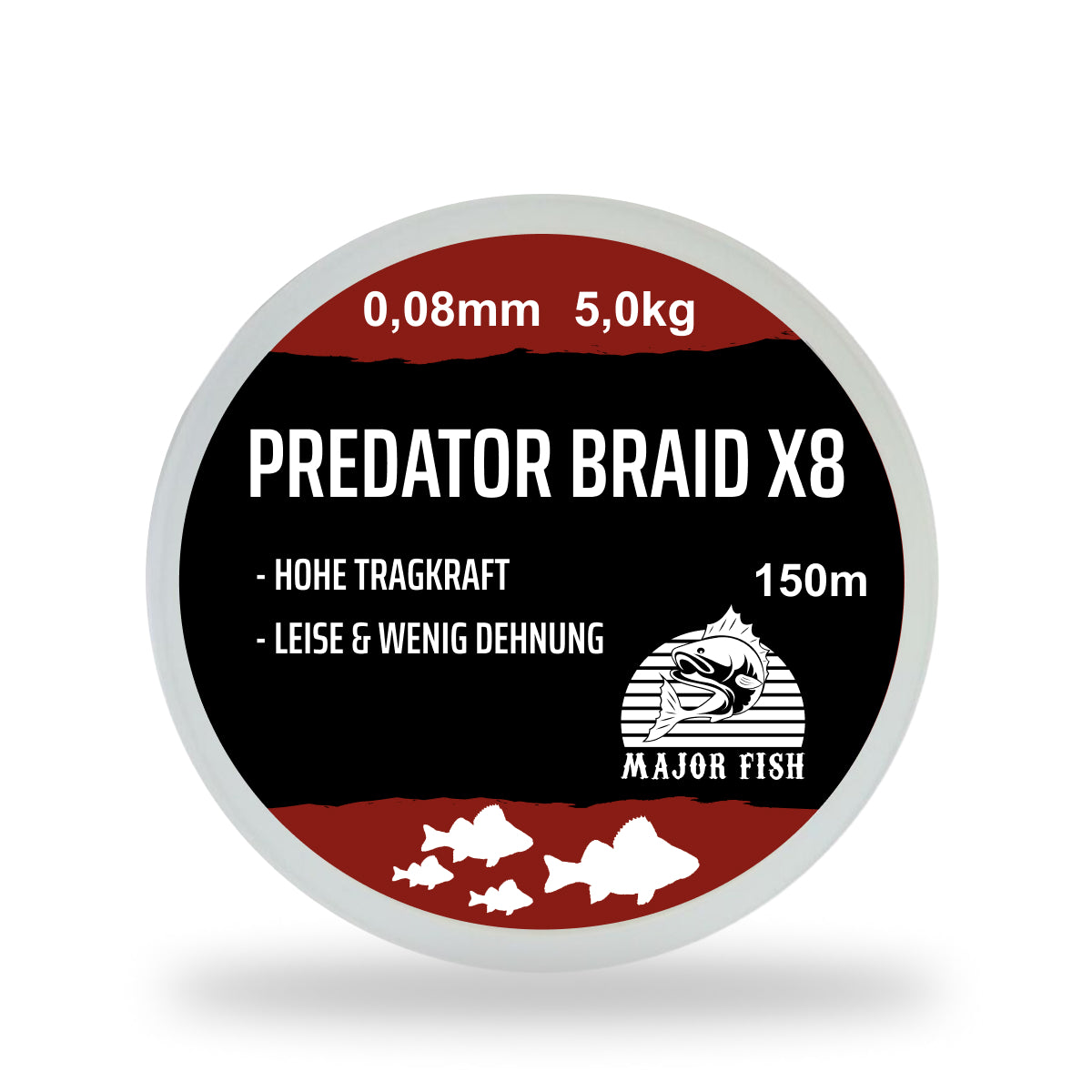 Major Fish Predator Braid 8-Fach geflochten 150m