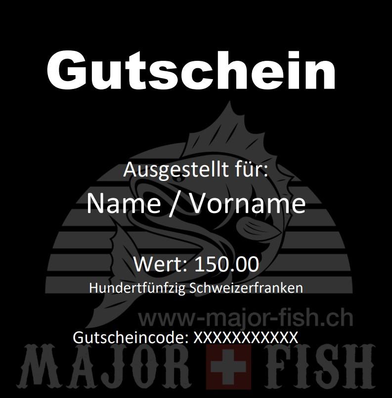 Major Fish Schweiz Geschenkgutschein