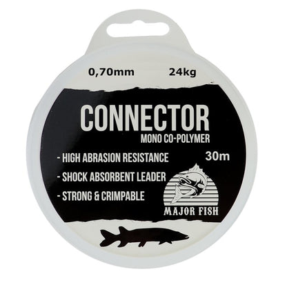 Major Fish Connector Hardmono Shockleader 30m