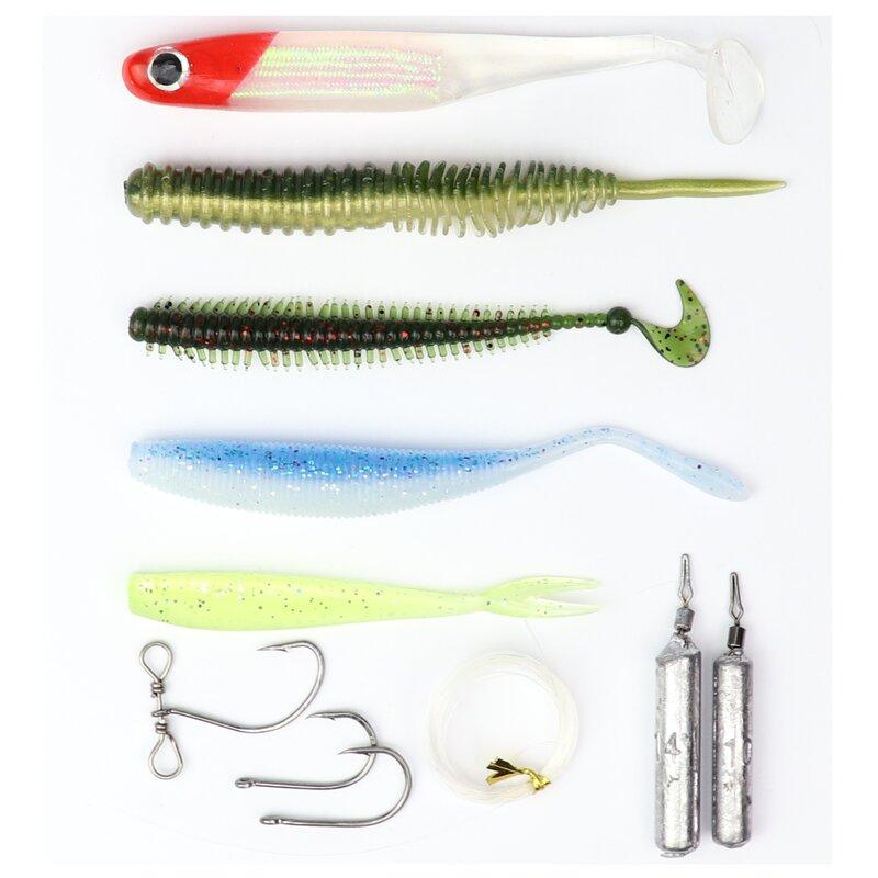 Major Fish Drop Shot Kit 11-Teilig für Barsch und Zander