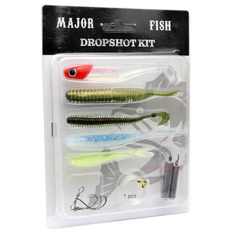 Major Fish Drop Shot Kit 11-Teilig für Barsch und Zander 1