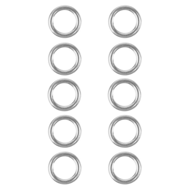 Major Fish Verbindungsring (Solid Ring) Stainless Steel 10 Stück